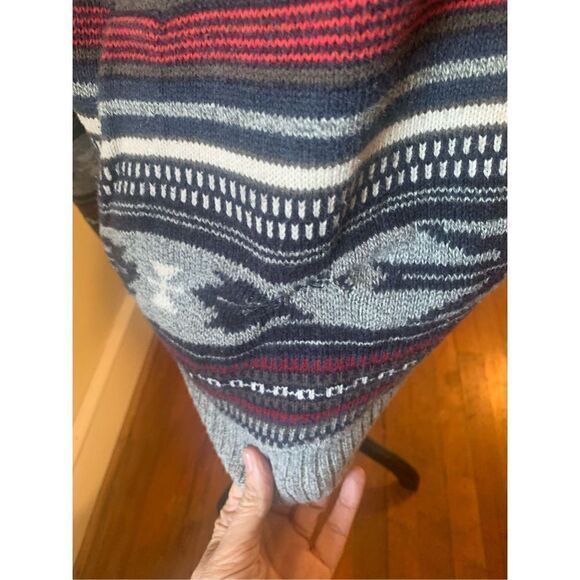 American Eagle Outfitters Mens Hoodie Sweatshirt Aztec Pocket - Picture 7 of 8